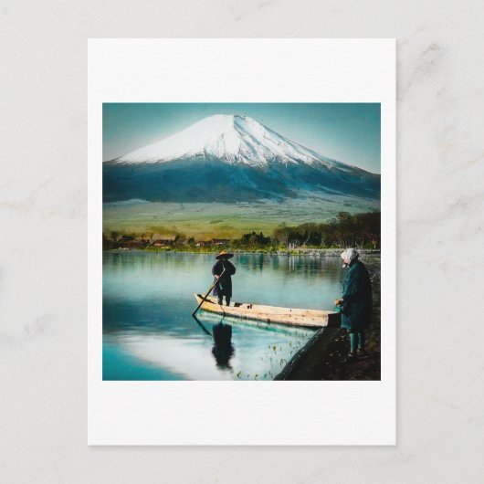 Mount Fuji van Lake Yamanaka 富  Briefkaart (Voorkant)