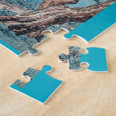 Mount Fuji van Lake Yamanaka, afdruk H.Takahashi Legpuzzel (Zijkant)