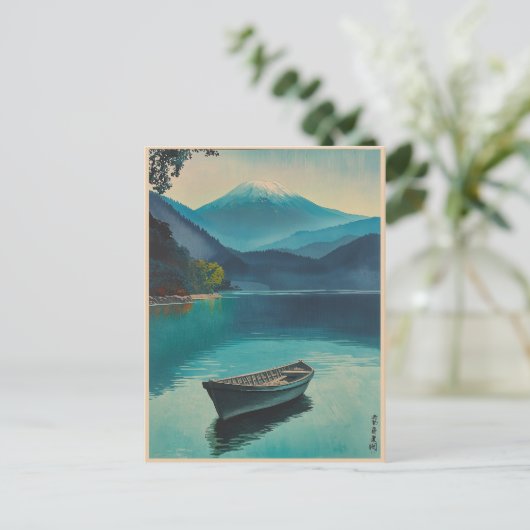 Mount Fuji van Lake Yamanaka Briefkaart (Staand voorkant)