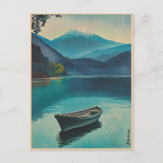 Mount Fuji van Lake Yamanaka Briefkaart (Voorkant)