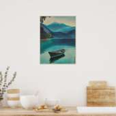 Mount Fuji van Lake Yamanaka Poster (Keuken)