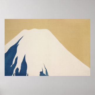 Mount Fuji van Momoyogusa door Kamisaka Sekka Poster