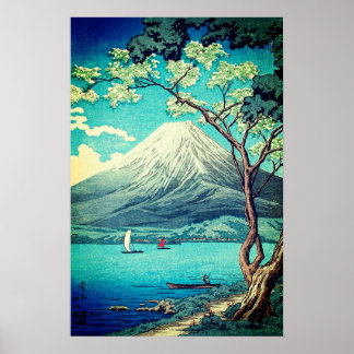 Mount Fuji vanaf het Yamanaka-meer Poster