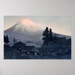 Mount Fuji vanuit Mizukubo (1932) - Takahashi Poster