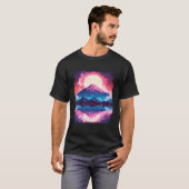 Mount Fuji Vaporwave Esthetische Japan Japanse Zuc T-shirt (Voorkant volledig)