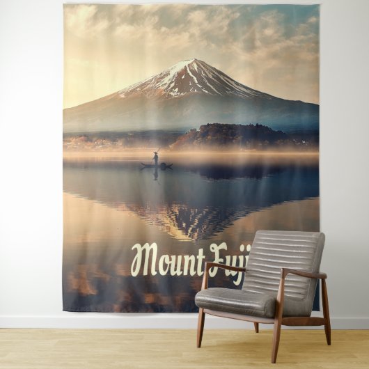 Mount Fuji Wandkleed (In situ)