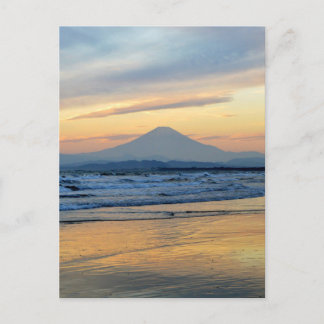 Mount Fuji Winter Zonsondergang Briefkaart