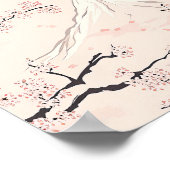 Mount Fuji with Cherry Blossoms – Japanese (1) Poster (Hoek)