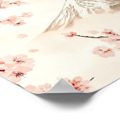 Mount Fuji with Cherry Blossoms – Japanese (3) Poster (Hoek)