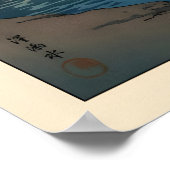 Mount Fuji Zonsondergang Print - Schemerige Lucht, (Hoek)