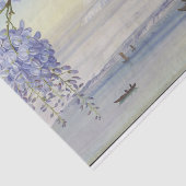 Mount Fujiyama Japan Wysteria door Marianne North Tissuepapier (Detail)