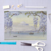 Mount Fujiyama Japan Wysteria door Marianne North Tissuepapier (Craft)