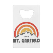 Mount Garfield New Hampshire Creditkaart Flessenopener (Achterkant)