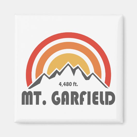 Mount Garfield New Hampshire Magneet (Voorkant)