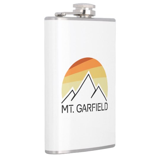 Mount Garfield New Hampshire Retro Heupfles (Rechts)