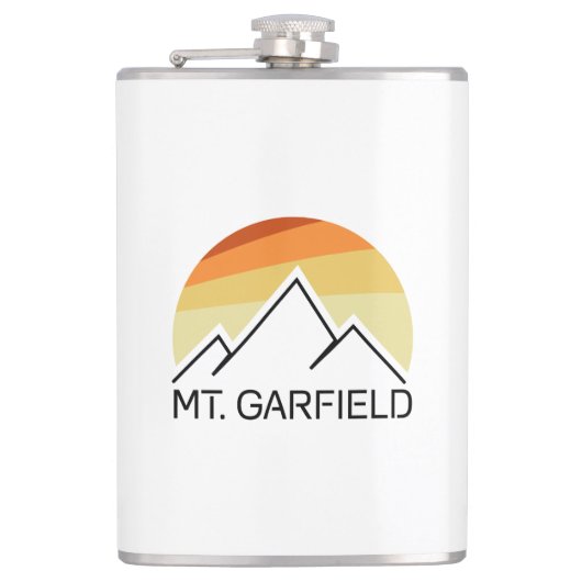 Mount Garfield New Hampshire Retro Heupfles (Voorkant)