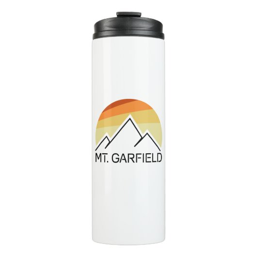 Mount Garfield New Hampshire Retro Thermosbeker (Voorkant)