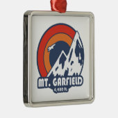 Mount Garfield New Hampshire Sun Eagle Metalen Ornament (Rechts)