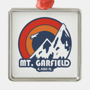 Mount Garfield New Hampshire Sun Eagle Metalen Ornament