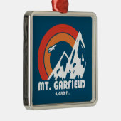 Mount Garfield New Hampshire Sun Eagle Metalen Ornament (Rechts)
