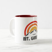 Mount Garfield New Hampshire Tweekleurige Koffiemok (Voorkant links)