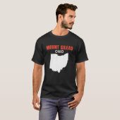 Mount Gilead and Lockland Ohio USA State America T T-shirt (Voorkant volledig)