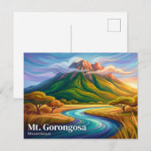 Mount Gorongosa Mozambique Briefkaart (Voorkant / Achterkant)