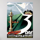 MOUNT GRAN SASSO POSTER (Voorkant)