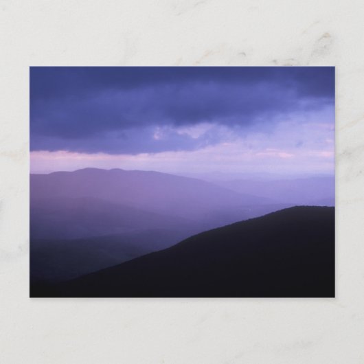 Mount Greylock Evening Storm Berkshires Briefkaart (Voorkant)