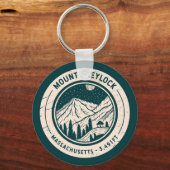 Mount Greylock Massachusetts Wandelskiën Reizen Sleutelhanger (Voorkant)