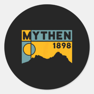 Mount Grosser Mythen Wandel Berg Fietsen Zwitserse Ronde Sticker