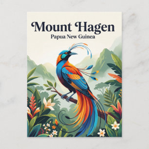 Mount Hagen Papoea-Nieuw-Guinea Briefkaart