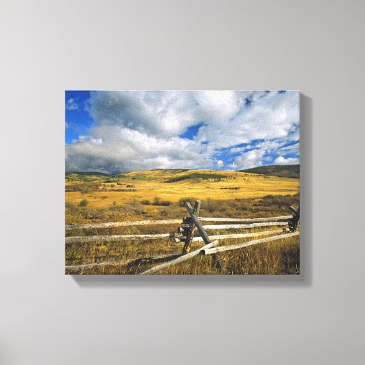 Mount Haggin NWR near Anaconda Montana Canvas Afdruk (Voorkant)