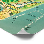 Mount Haku 白 Japan Traver Poster (Hoek)