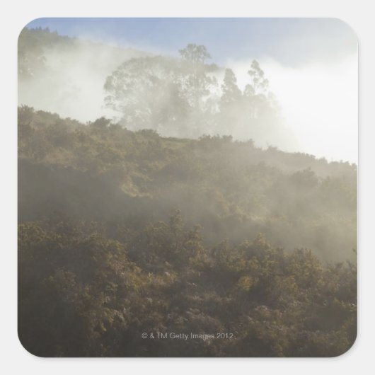 Mount Haleakala, Maui, Hawaï, Verenigde Staten Vierkante Sticker (Voorkant)