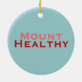 Mount Healthy Keramisch Ornament (Achterkant)