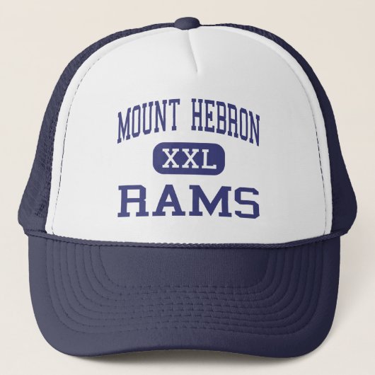 Mount Hebron Rams Middle Upper Montclair Trucker Pet (Voorkant)