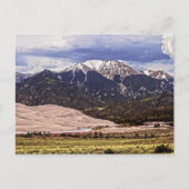 Mount Herard en Great Sand Dunes Briefkaart (Voorkant)