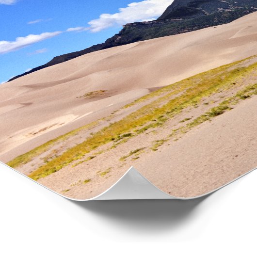 Mount Herard, Great Sand Dunes, Colorado Poster (Hoek)