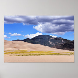 Mount Herard, Great Sand Dunes, Colorado Poster