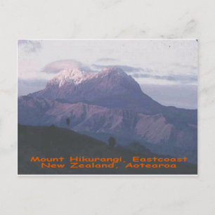 Mount Hikurangi, Nieuw-Zeeland, Aotearoa Briefkaart