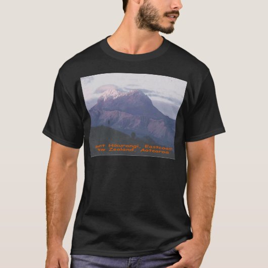 Mount Hikurangi, Nieuw-Zeeland, Aotearoa T-shirt (Voorkant)