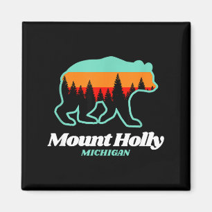 Mount holly Michigan skiën snowboarden beer Magneet