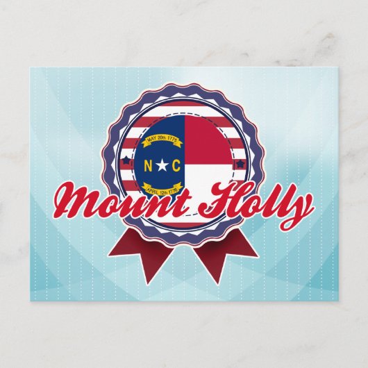 Mount Holly, NC Briefkaart (Voorkant)
