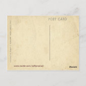 Mount Holyoke College Circa 1909  Briefkaart (Achterkant)