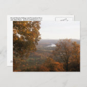 Mount Holyoke Foliage and Connecticut River Briefkaart (Voorkant / Achterkant)