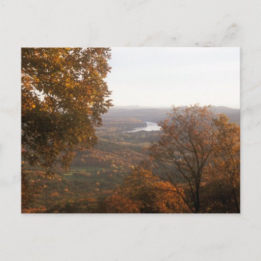 Mount Holyoke Foliage and Connecticut River Briefkaart (Voorkant)