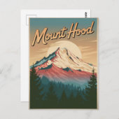 Mount Hood  Briefkaart (Voorkant / Achterkant)