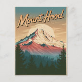 Mount Hood Briefkaart (Voorkant)