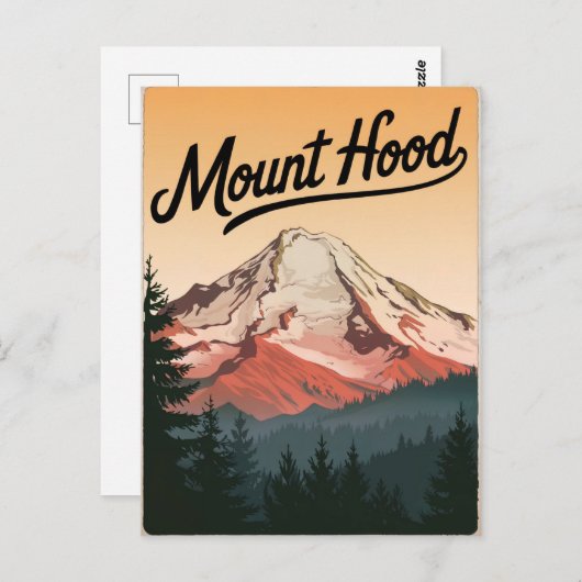 Mount Hood  Briefkaart (Voorkant / Achterkant)